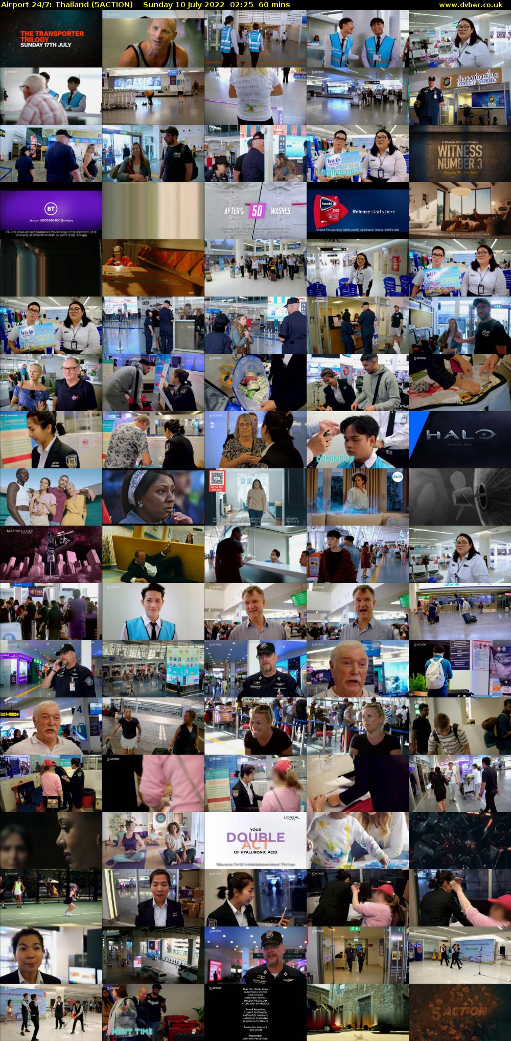 Airport 24/7: Thailand (5ACTION) Sunday 10 July 2022 02:25 - 03:25