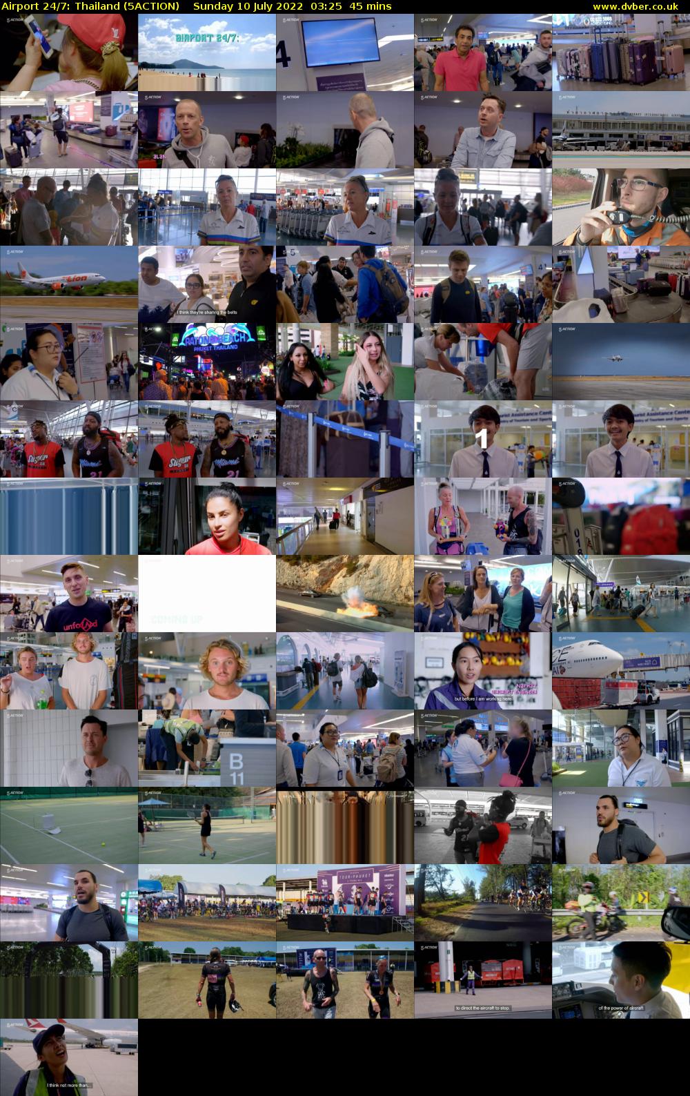 Airport 24/7: Thailand (5ACTION) Sunday 10 July 2022 03:25 - 04:10