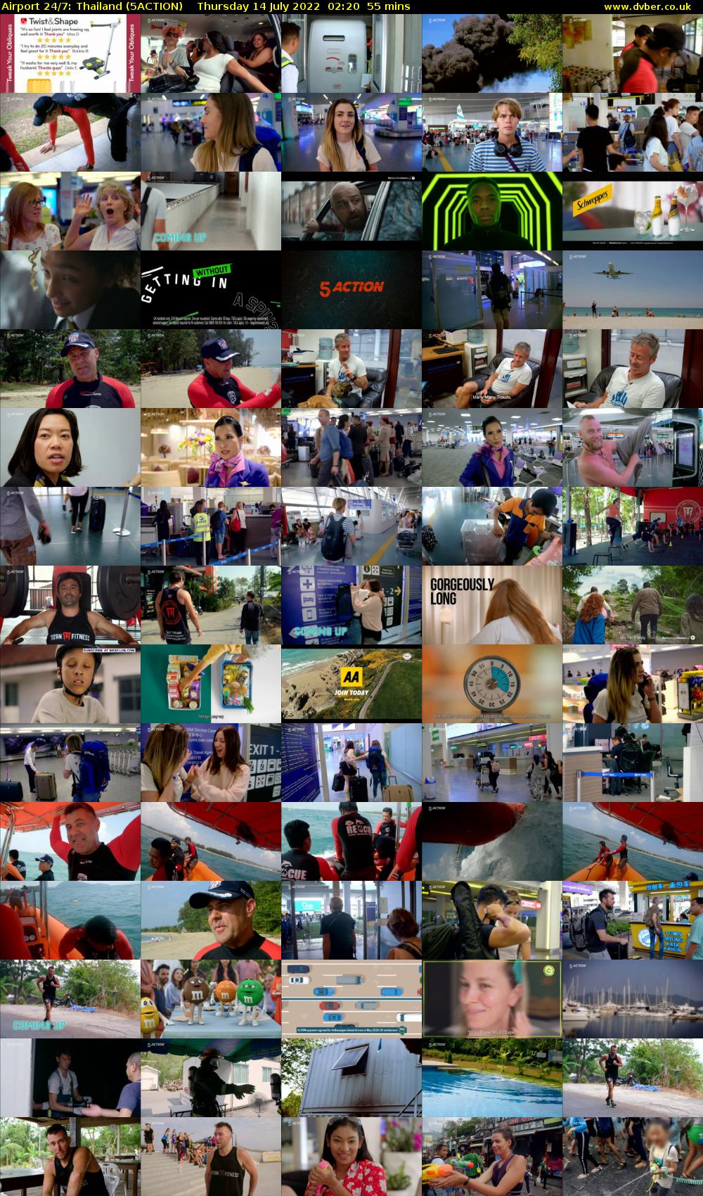 Airport 24/7: Thailand (5ACTION) Thursday 14 July 2022 02:20 - 03:15