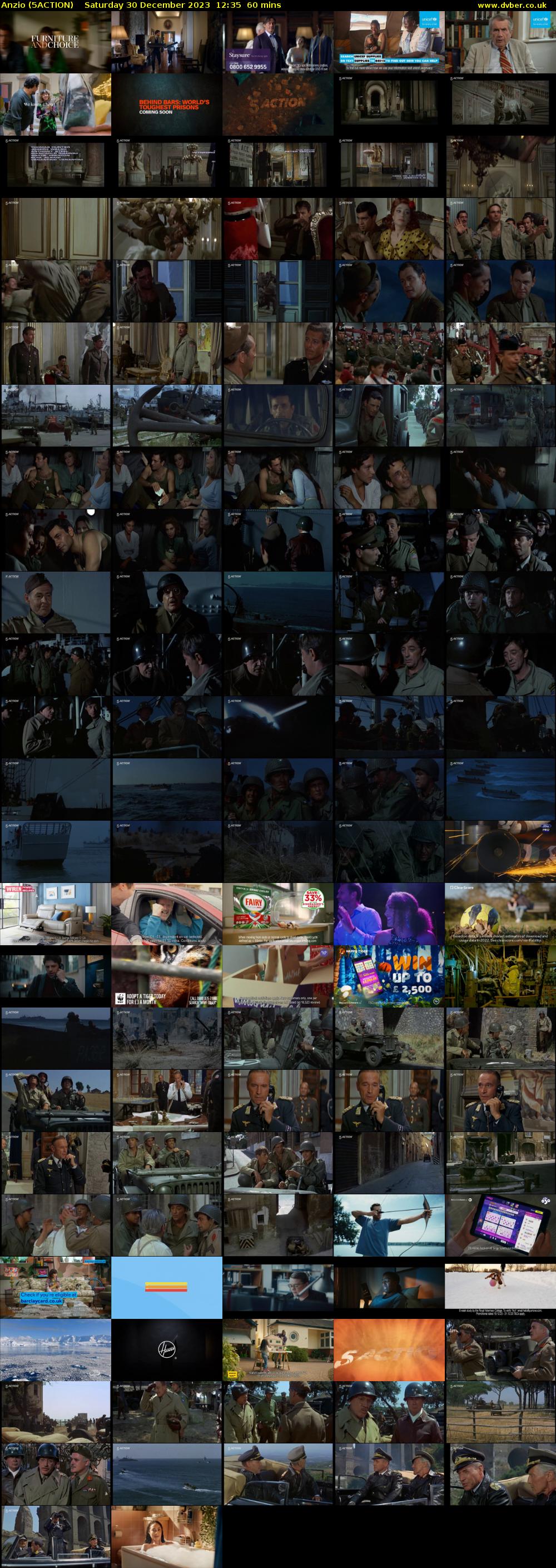 Anzio (5ACTION) Saturday 30 December 2023 12:35 - 13:35