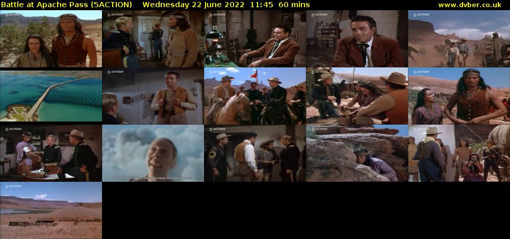 Battle at Apache Pass (5ACTION) Wednesday 22 June 2022 11:45 - 12:45