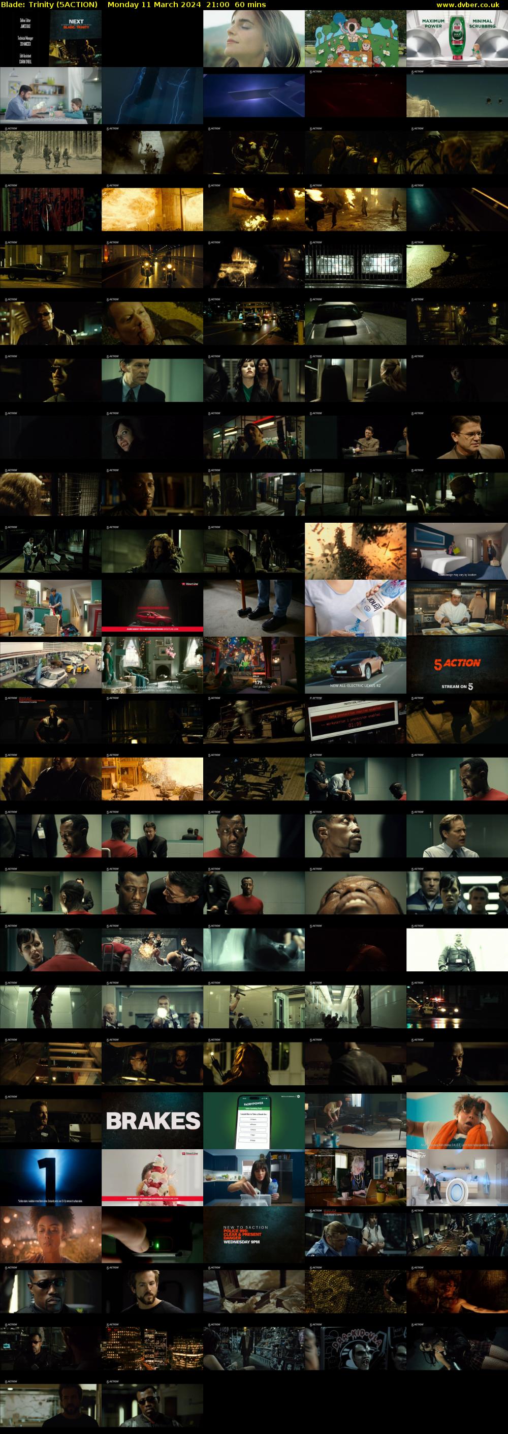Blade: Trinity (5ACTION) Monday 11 March 2024 21:00 - 22:00