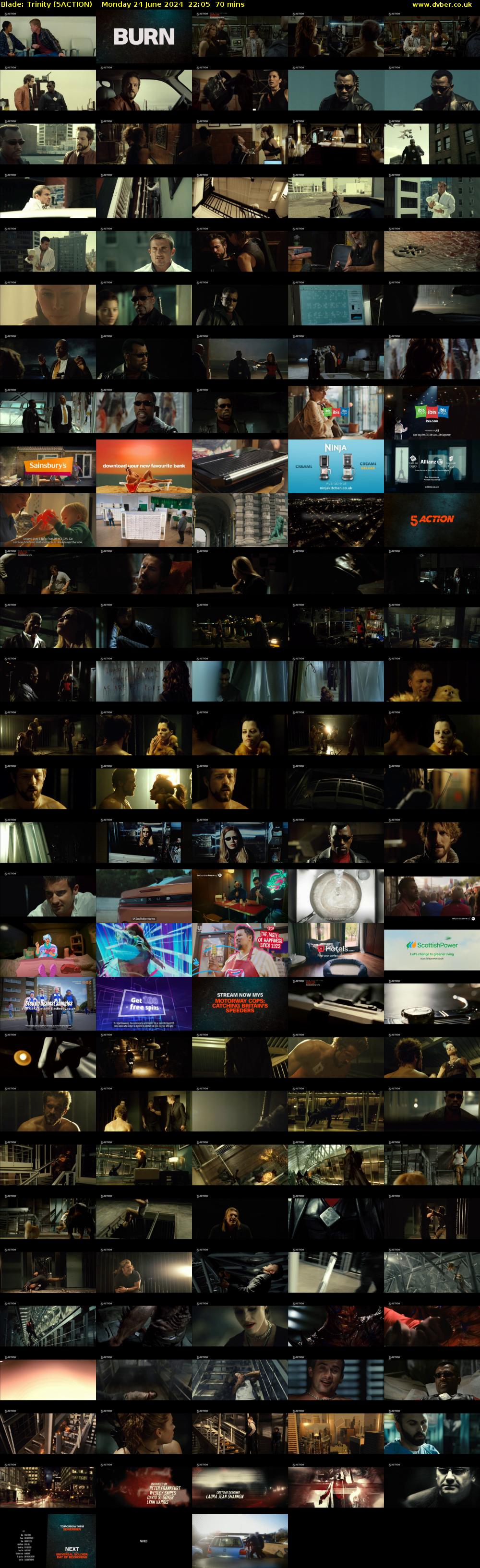Blade: Trinity (5ACTION) Monday 24 June 2024 22:05 - 23:15