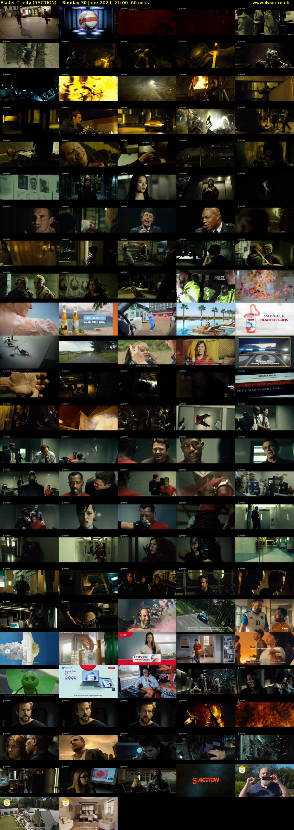 Blade: Trinity (5ACTION) Sunday 30 June 2024 21:00 - 22:00