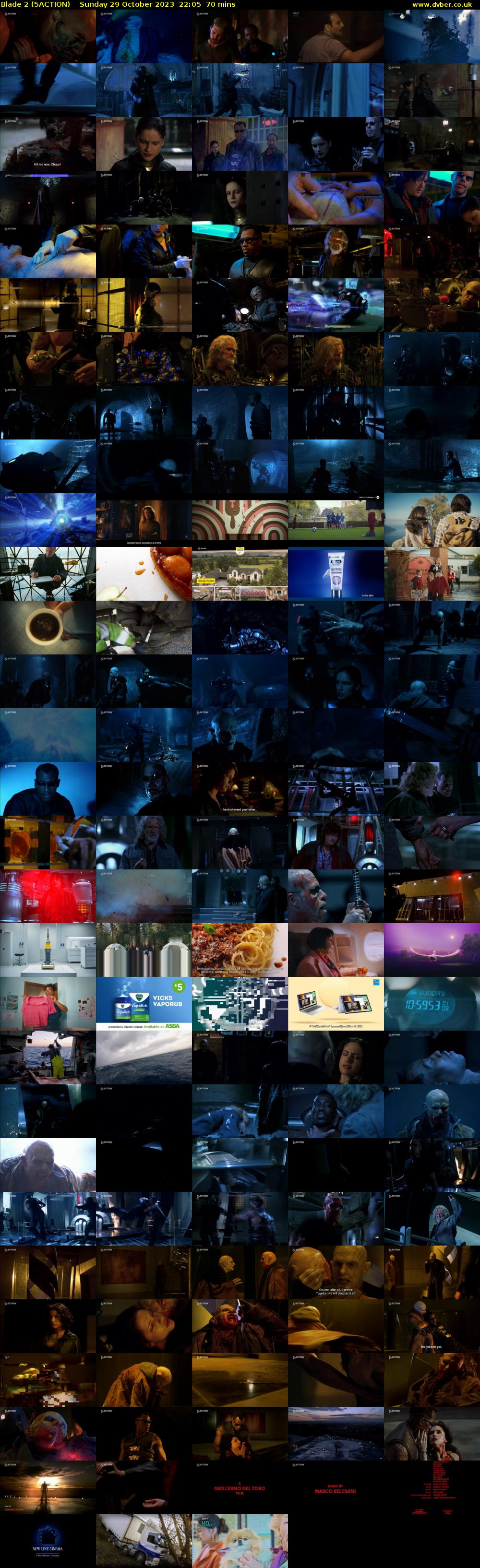 Blade 2 (5ACTION) Sunday 29 October 2023 22:05 - 23:15