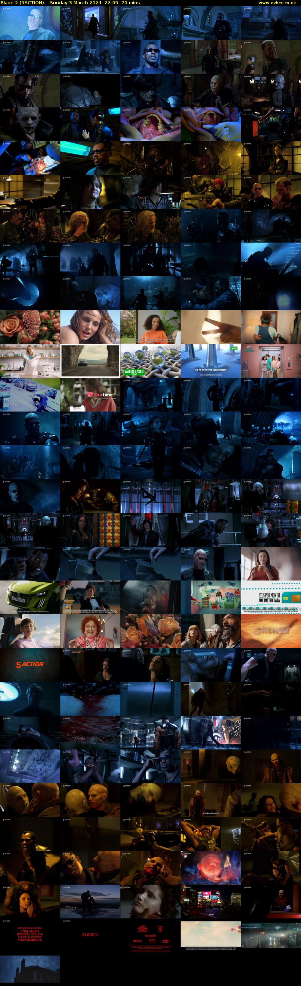 Blade 2 (5ACTION) Sunday 3 March 2024 22:05 - 23:15