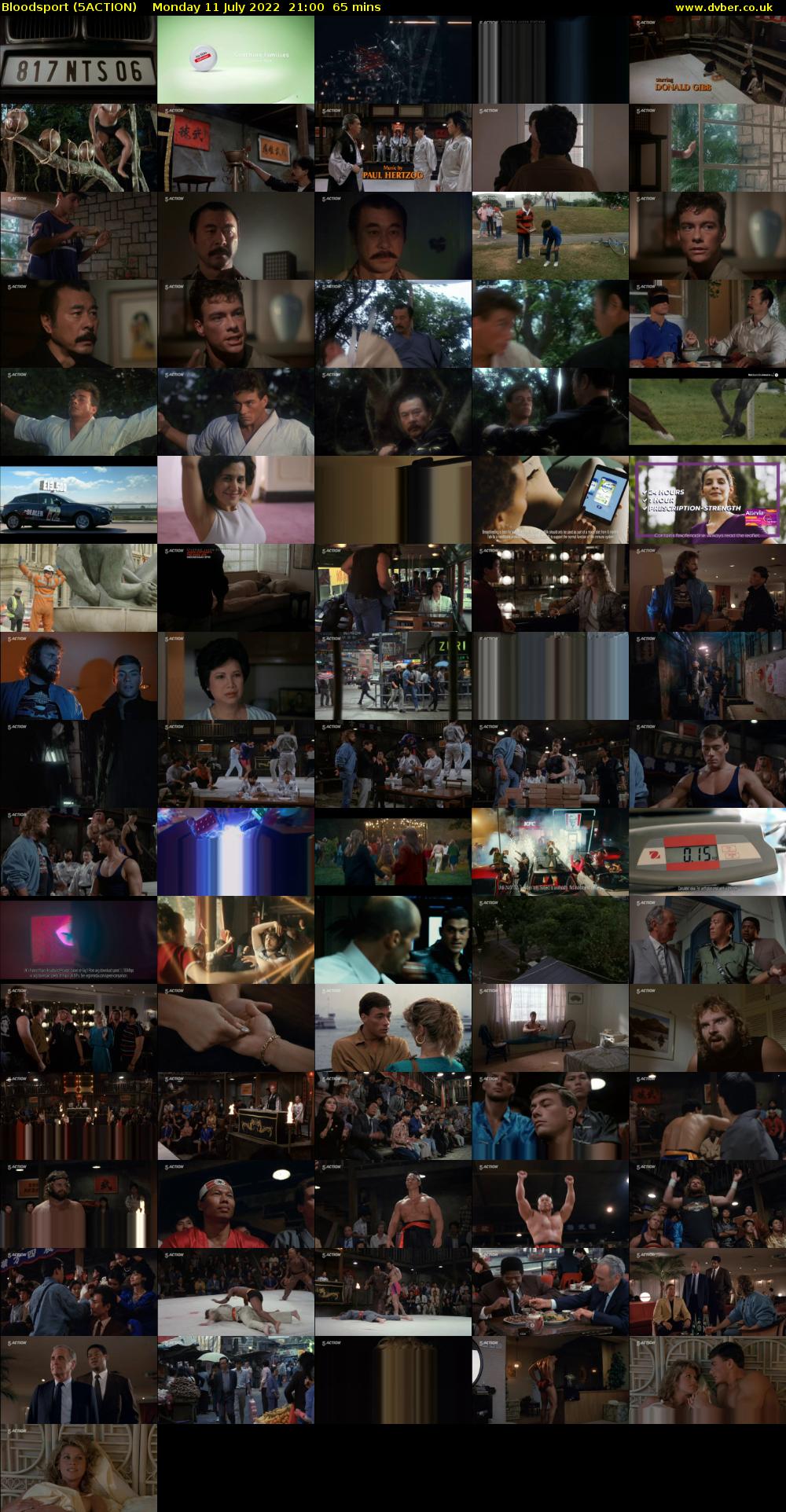 Bloodsport (5ACTION) Monday 11 July 2022 21:00 - 22:05