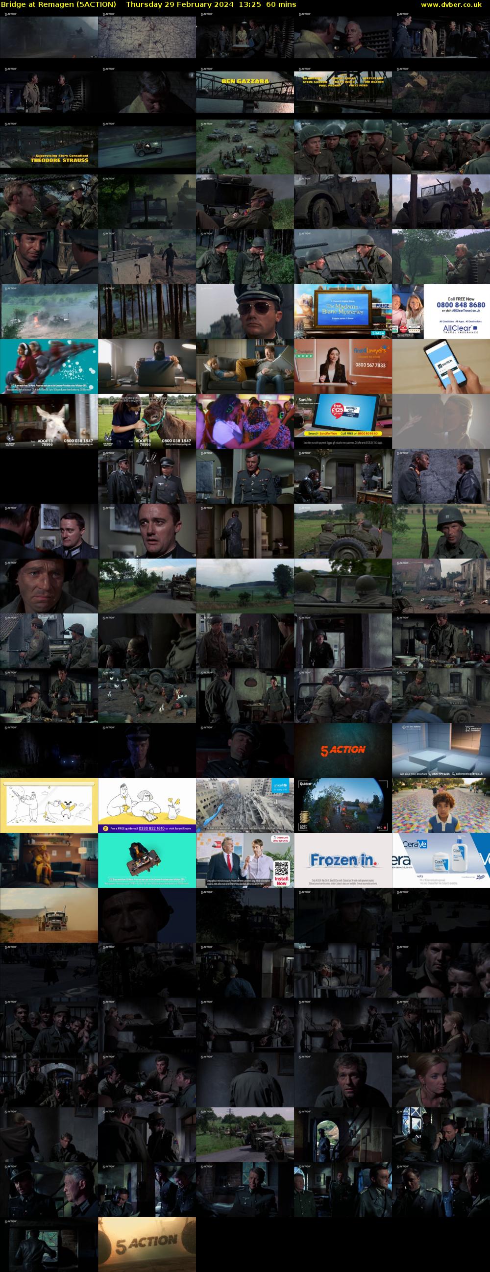 Bridge at Remagen (5ACTION) Thursday 29 February 2024 13:25 - 14:25