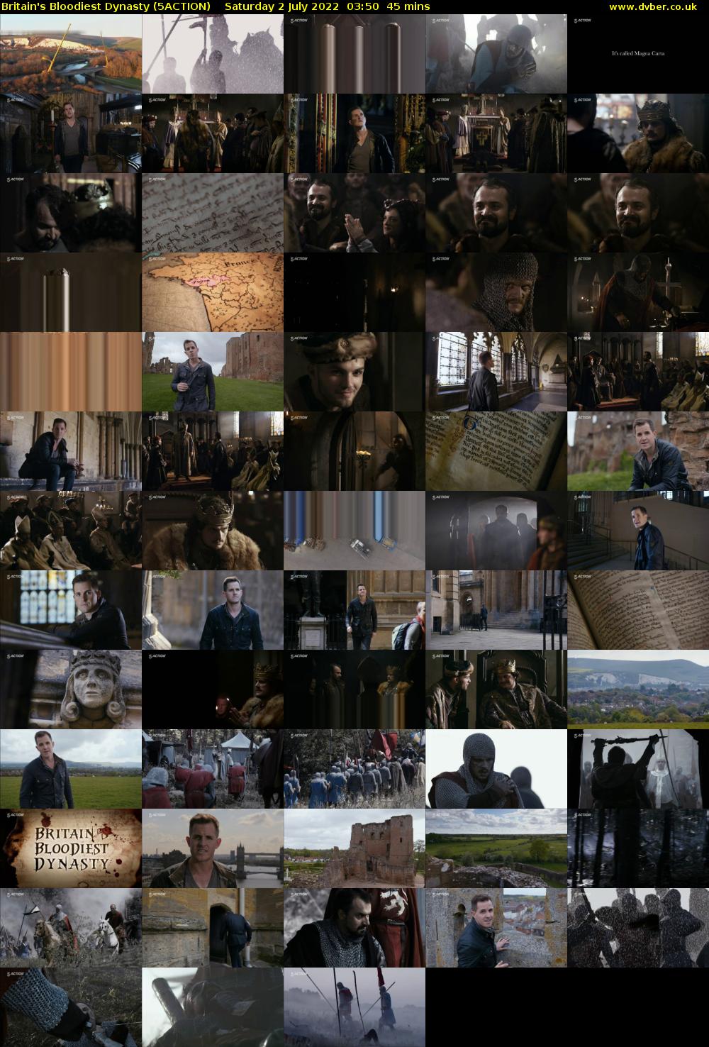 Britain's Bloodiest Dynasty (5ACTION) Saturday 2 July 2022 03:50 - 04:35