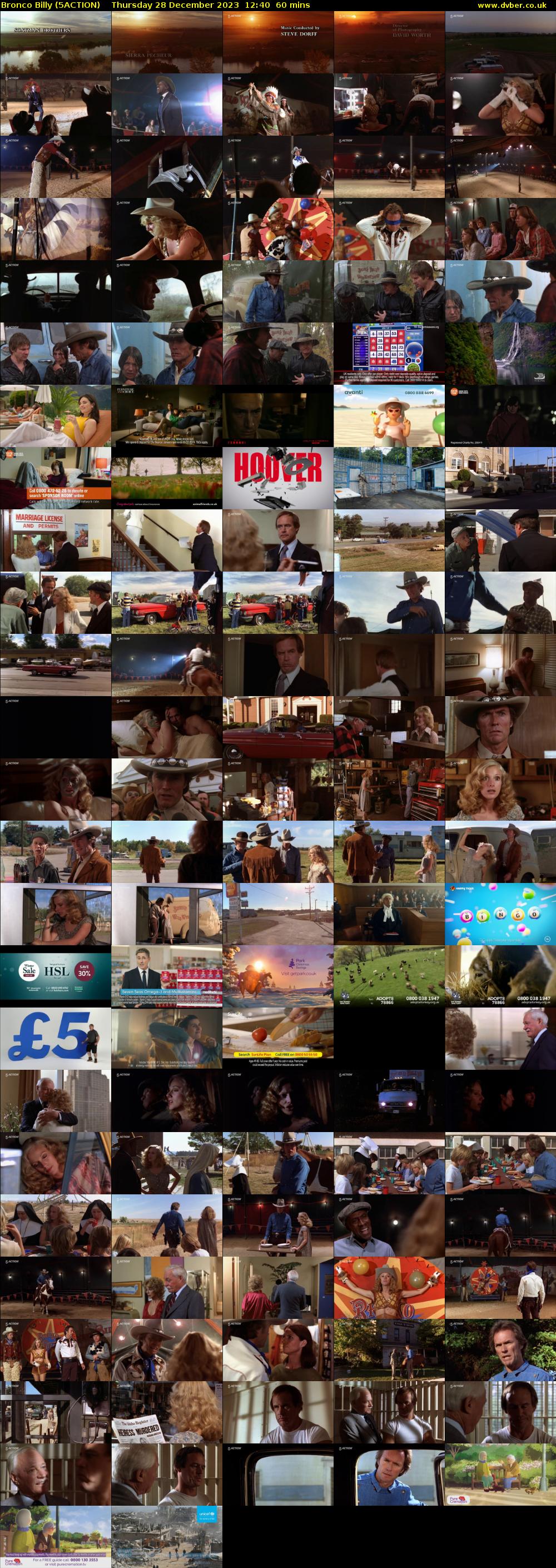 Bronco Billy (5ACTION) Thursday 28 December 2023 12:40 - 13:40