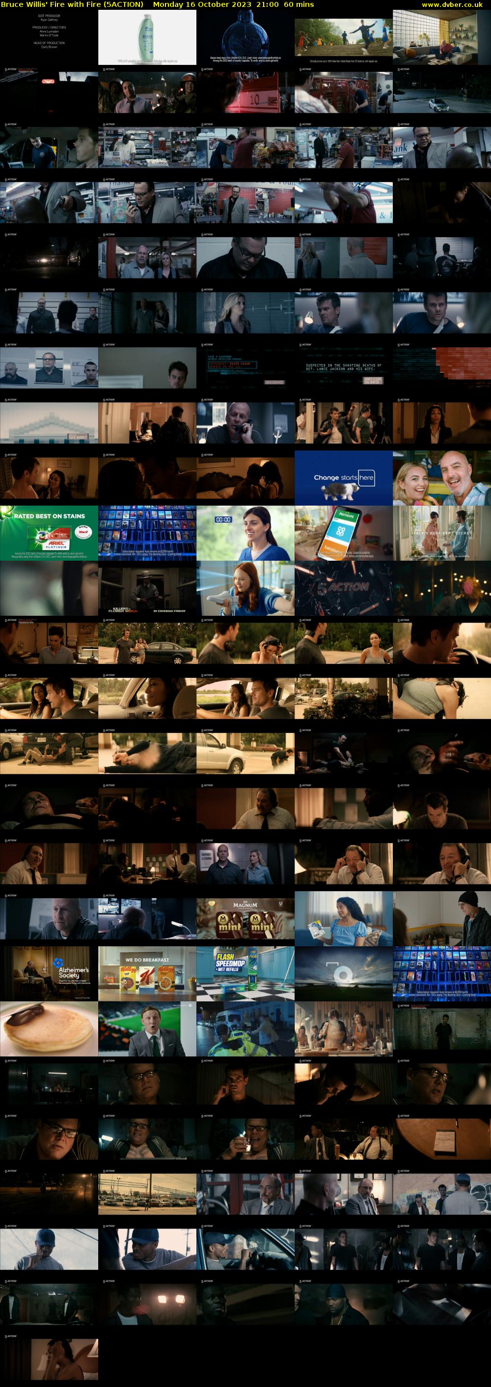 Bruce Willis' Fire With Fire (5ACTION) Monday 16 October 2023 21:00 - 22:00