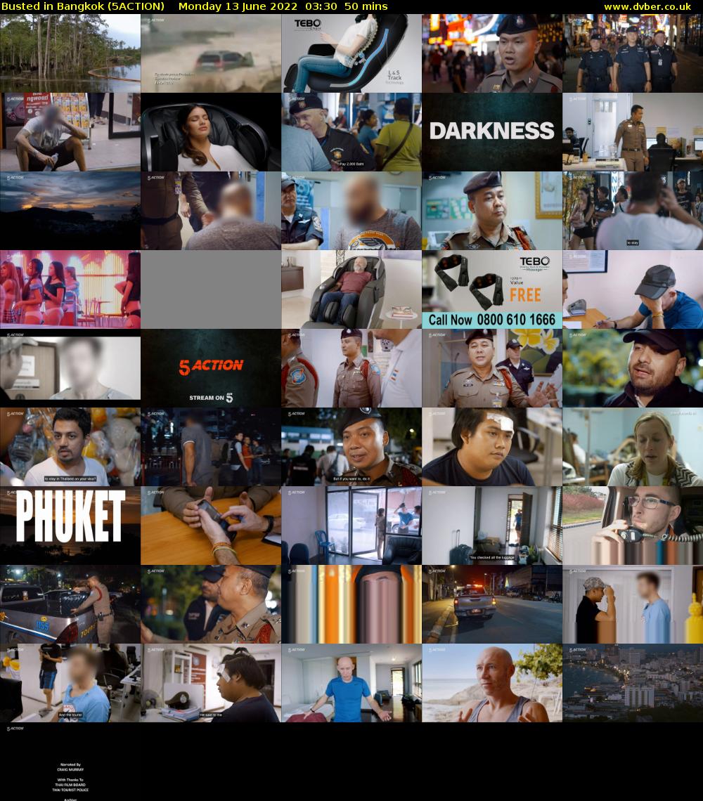 Busted in Bangkok (5ACTION) Monday 13 June 2022 03:30 - 04:20