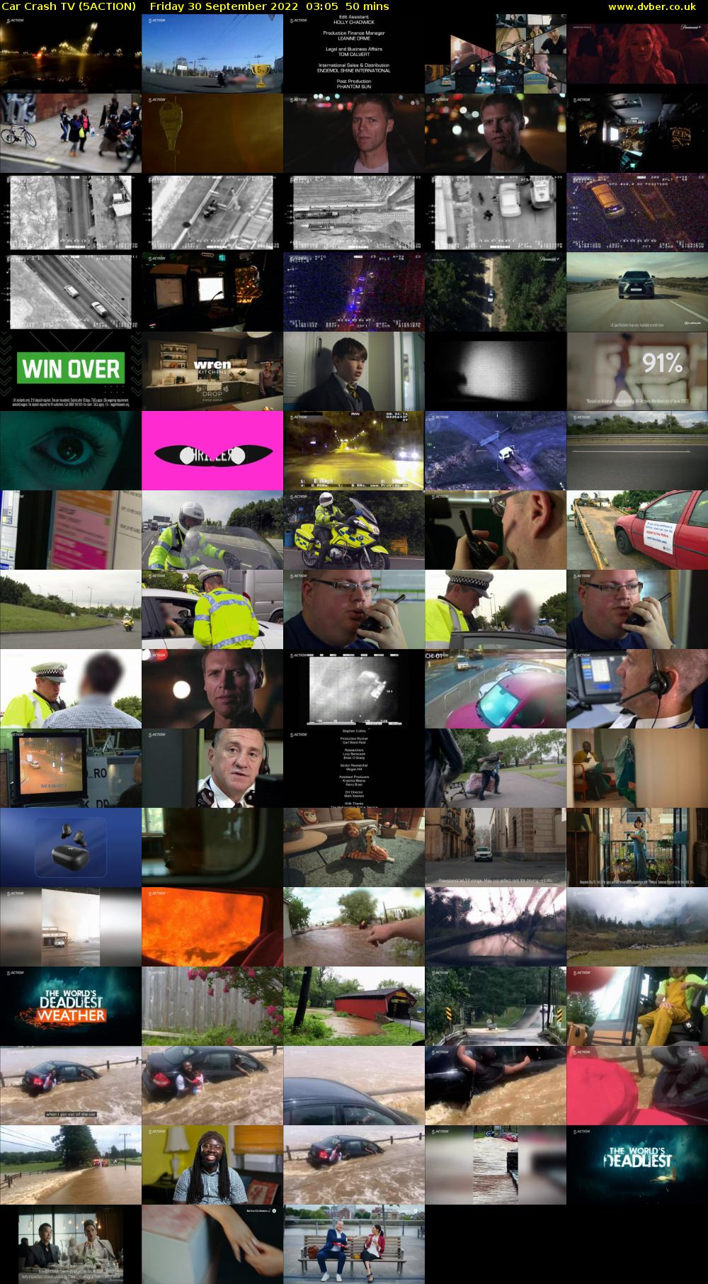 Car Crash TV (5ACTION) Friday 30 September 2022 03:05 - 03:55