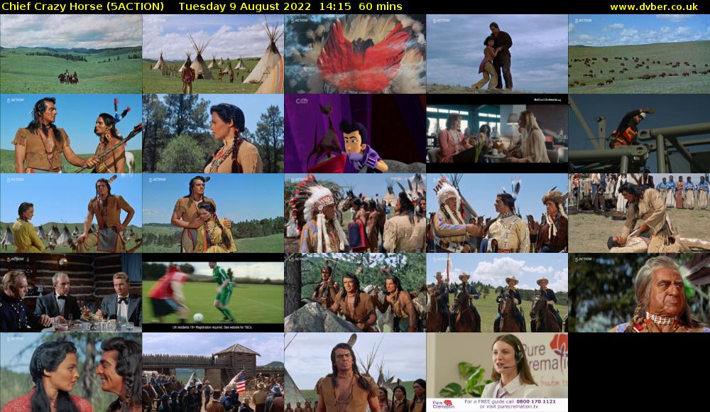 Chief Crazy Horse (5ACTION) Tuesday 9 August 2022 14:15 - 15:15