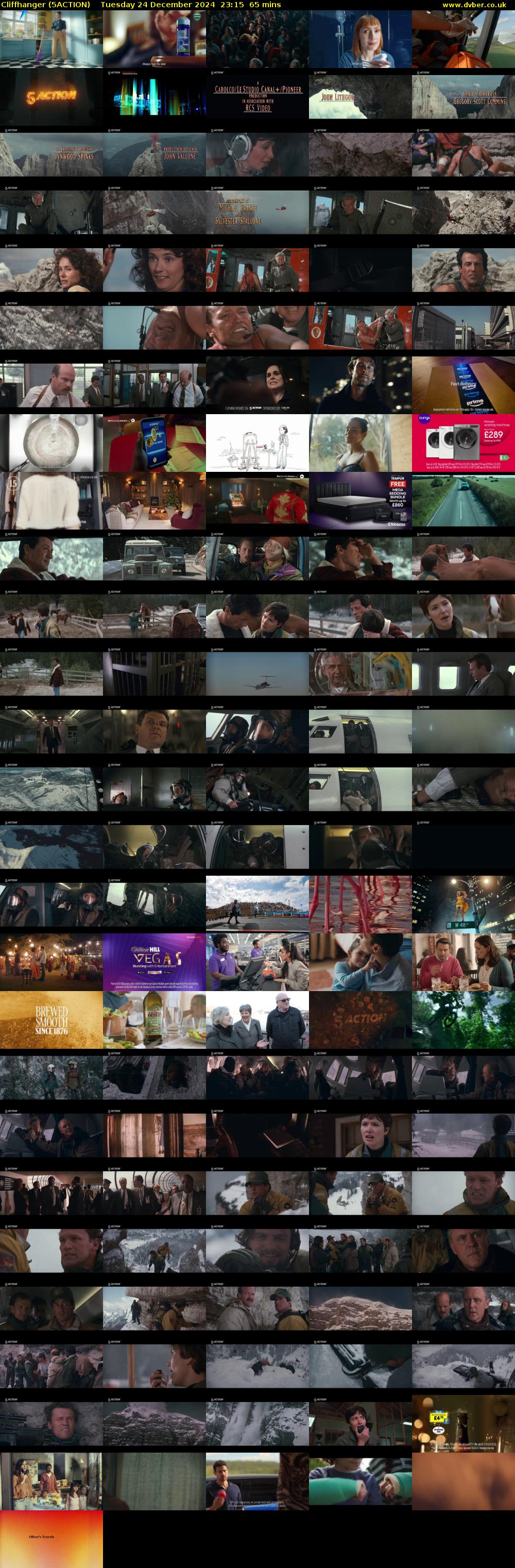 Cliffhanger (5ACTION) Tuesday 24 December 2024 23:15 - 00:20