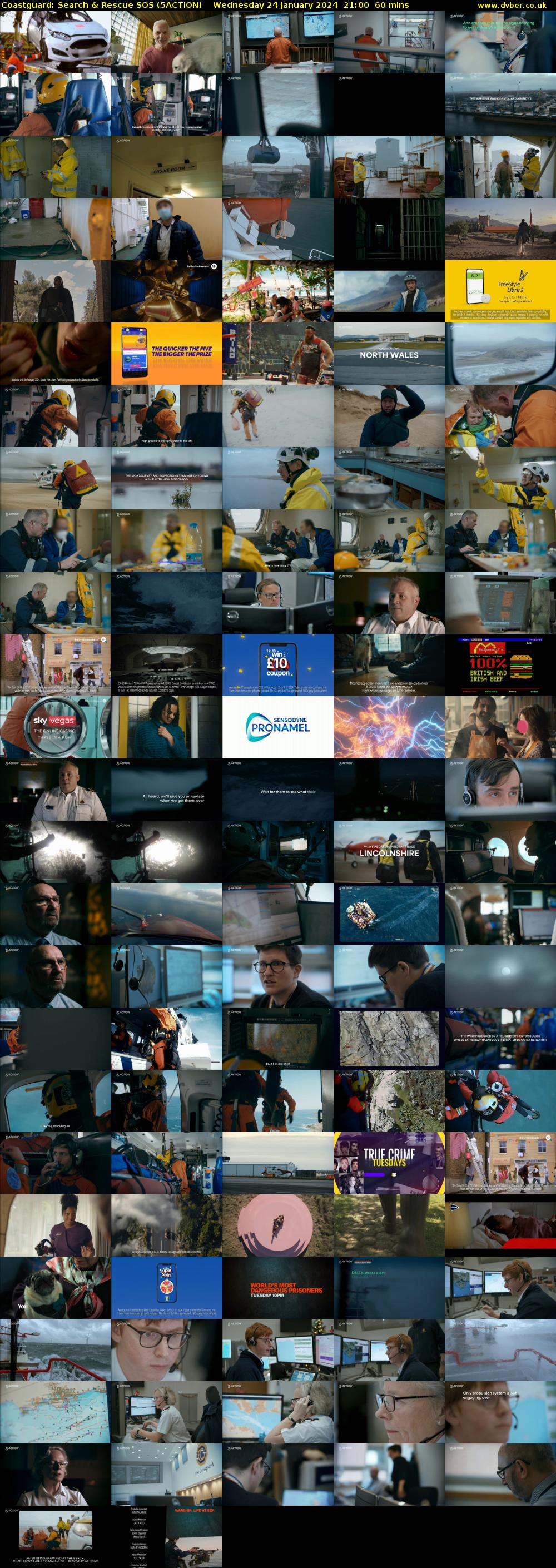 Coastguard: Search & Rescue SOS (5ACTION) Wednesday 24 January 2024 21:00 - 22:00
