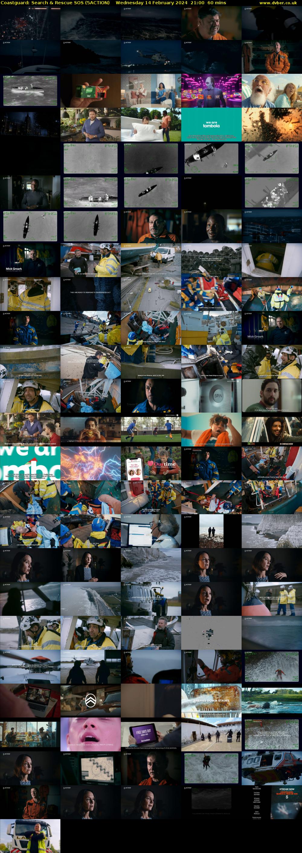 Coastguard: Search & Rescue SOS (5ACTION) Wednesday 14 February 2024 21:00 - 22:00
