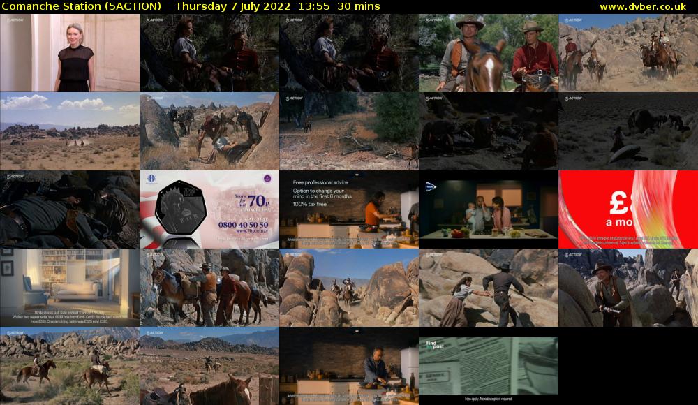 Comanche Station (5ACTION) Thursday 7 July 2022 13:55 - 14:25