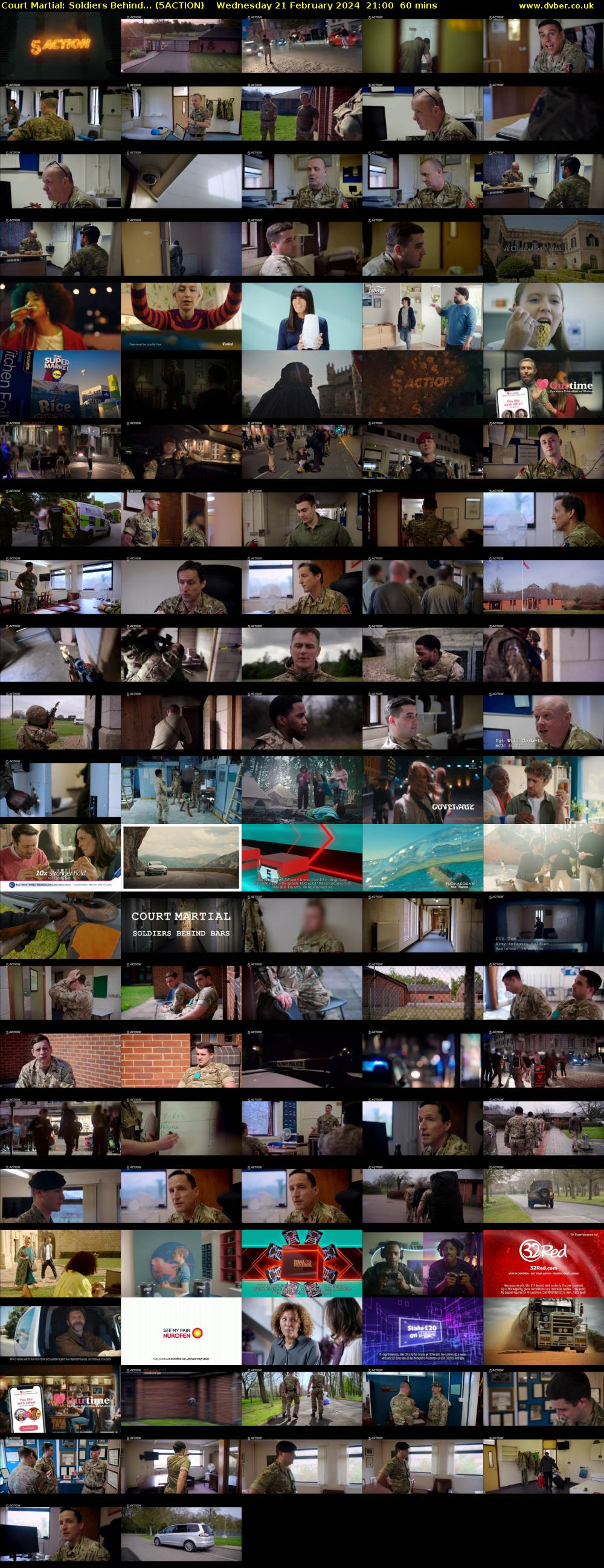 Court Martial: Soldiers Behind... (5ACTION) Wednesday 21 February 2024 21:00 - 22:00