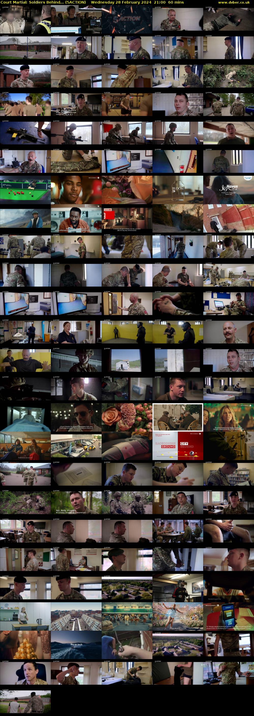 Court Martial: Soldiers Behind... (5ACTION) Wednesday 28 February 2024 21:00 - 22:00