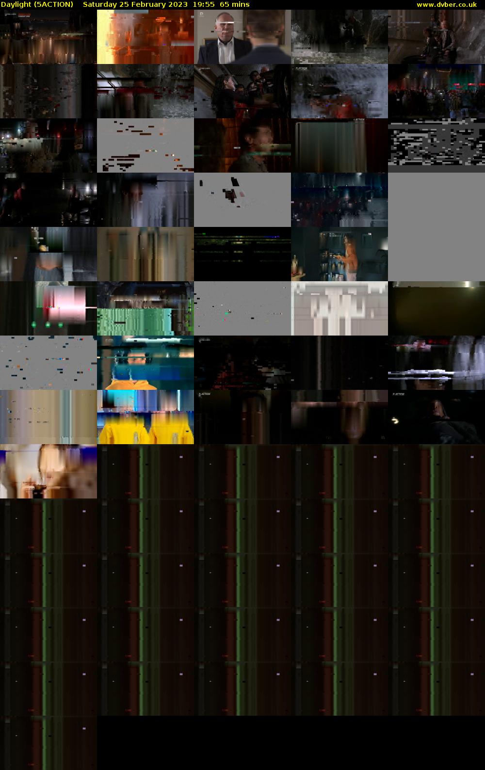 Daylight (5ACTION) Saturday 25 February 2023 19:55 - 21:00