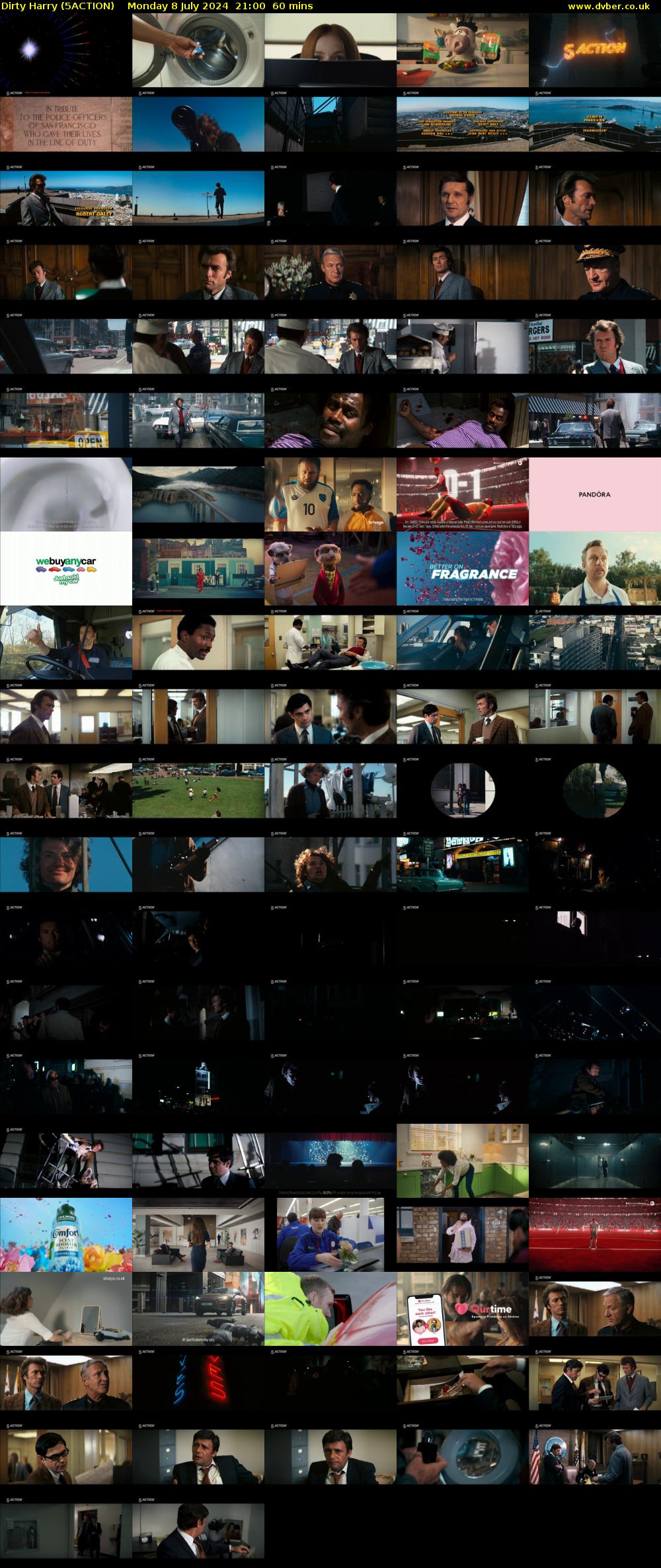 Dirty Harry (5ACTION) Monday 8 July 2024 21:00 - 22:00