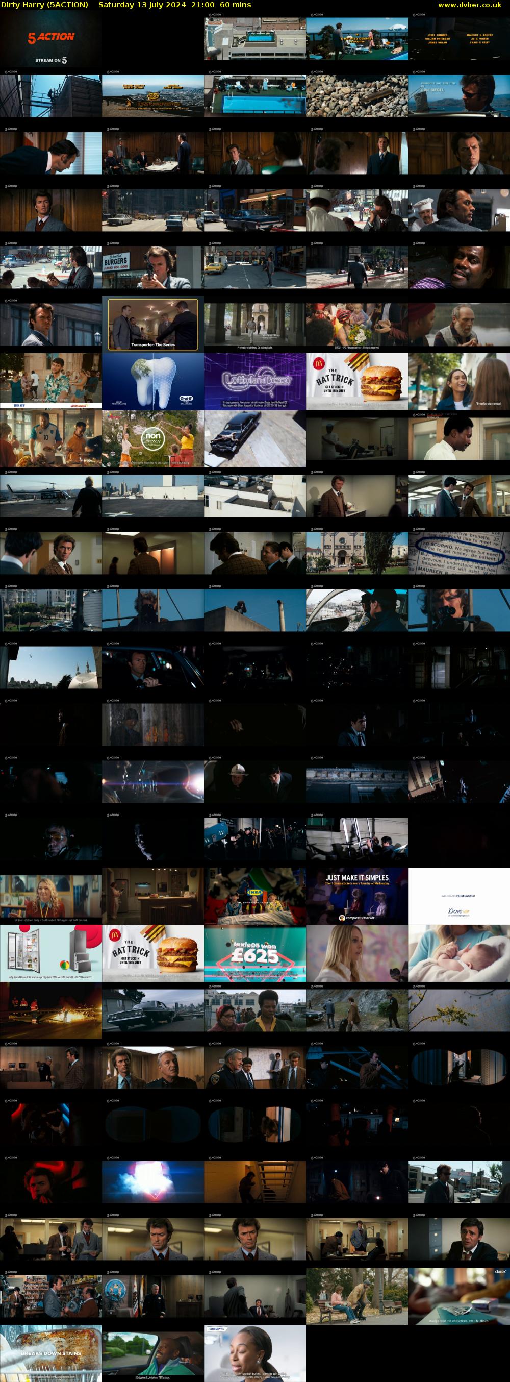Dirty Harry (5ACTION) Saturday 13 July 2024 21:00 - 22:00