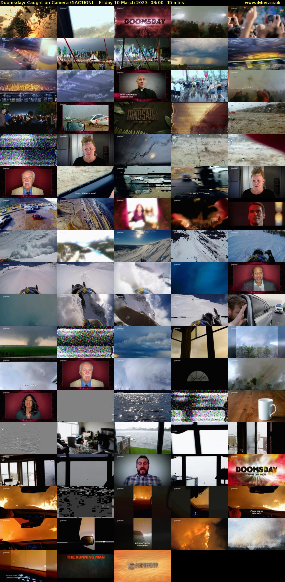Doomsday: Caught on Camera (5ACTION) Friday 10 March 2023 03:00 - 03:45