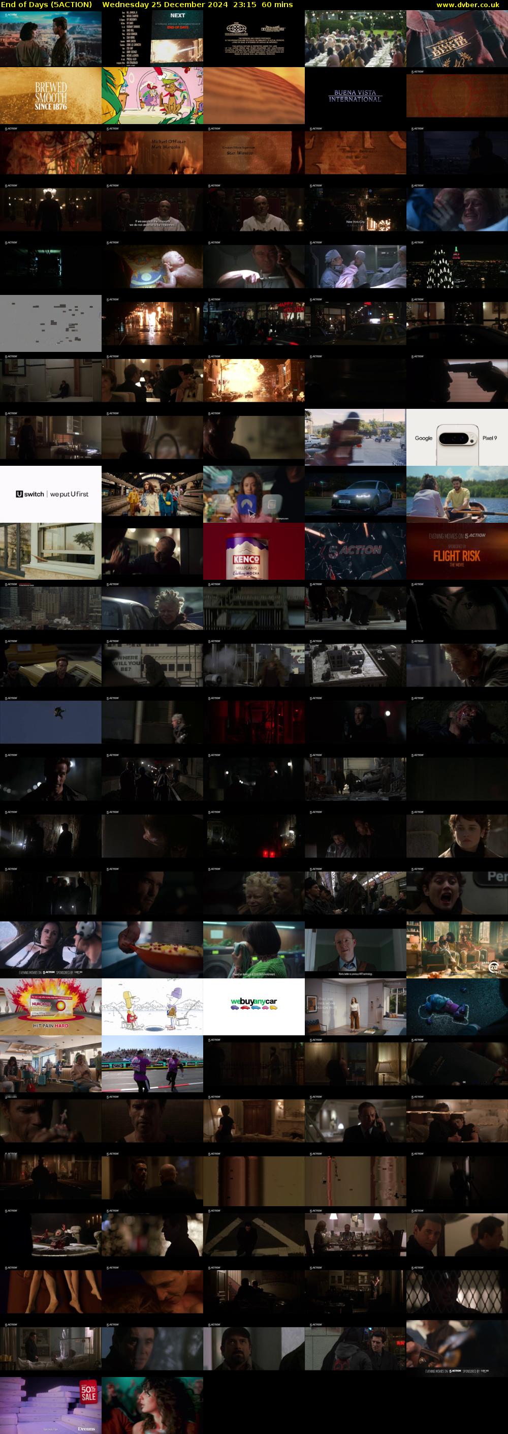 End of Days (5ACTION) Wednesday 25 December 2024 23:15 - 00:15