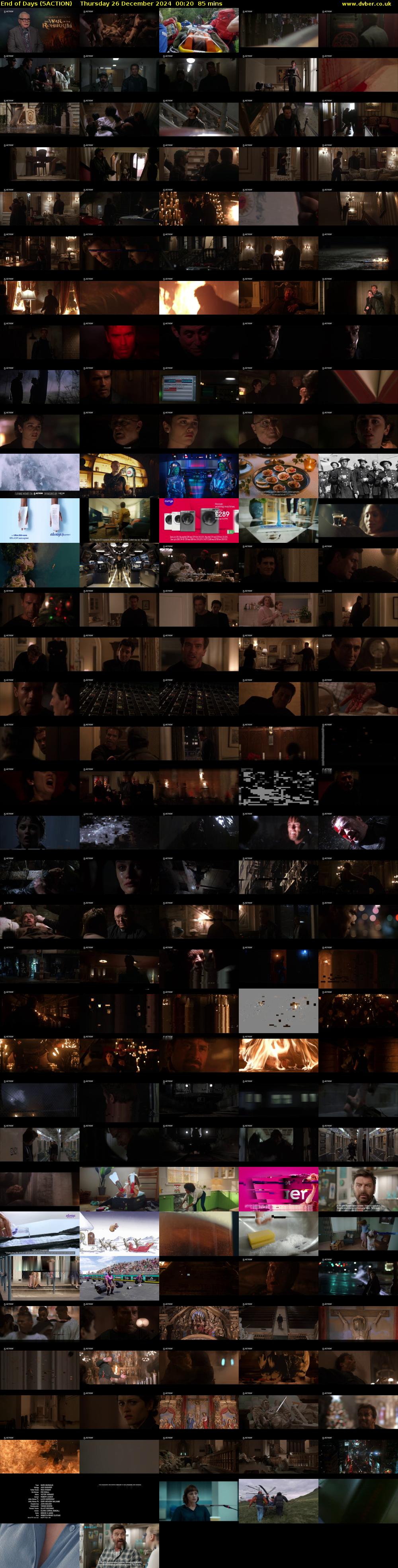 End of Days (5ACTION) Thursday 26 December 2024 00:20 - 01:45