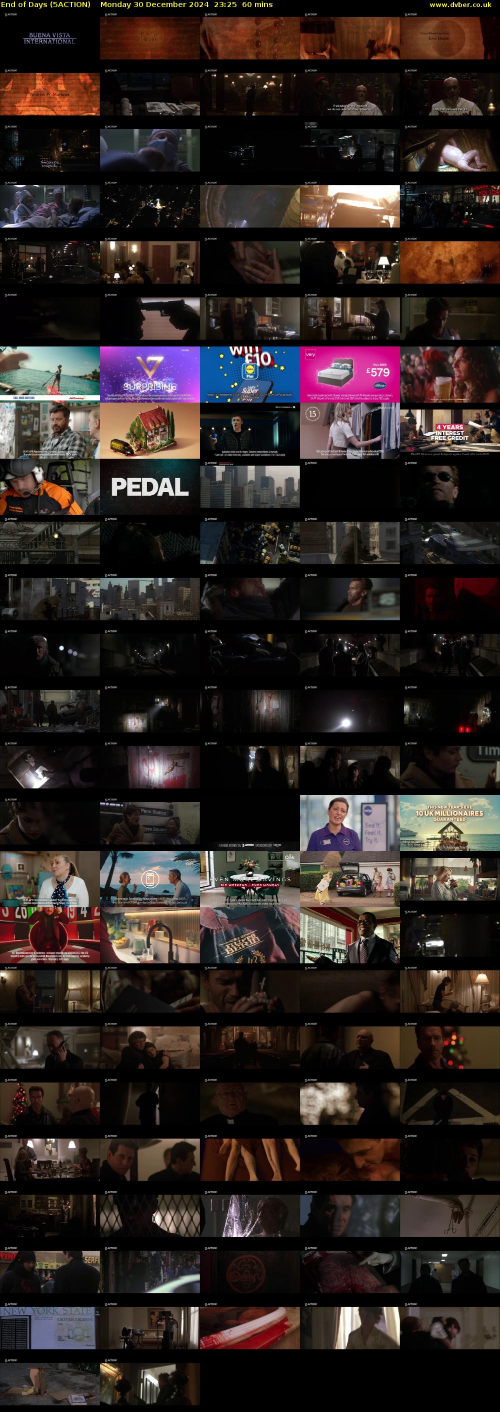 End of Days (5ACTION) Monday 30 December 2024 23:25 - 00:25