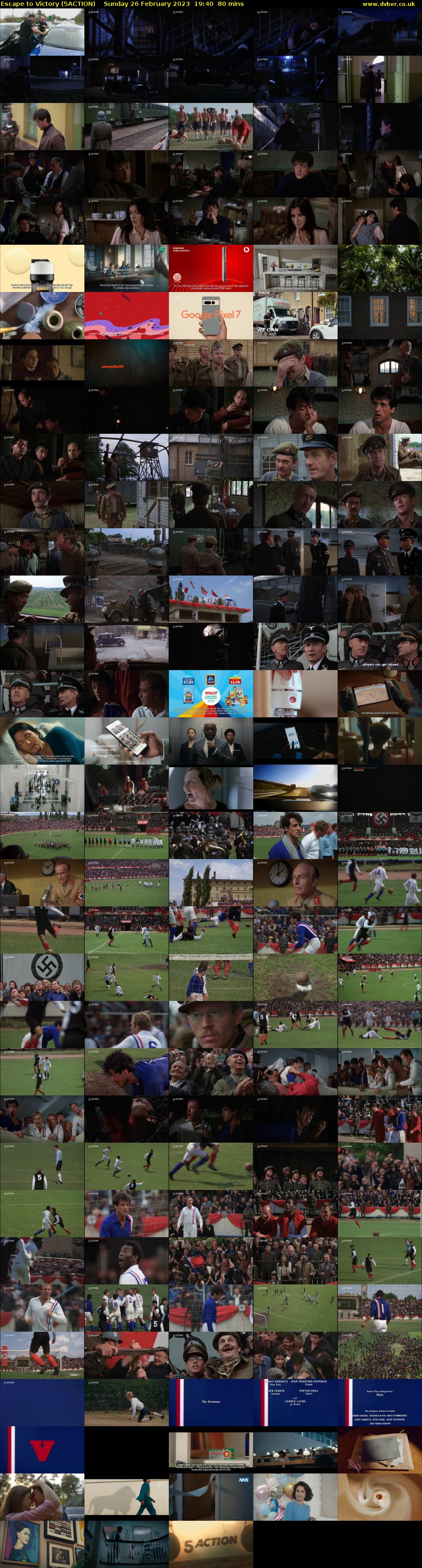 Escape to Victory (5ACTION) Sunday 26 February 2023 19:40 - 21:00