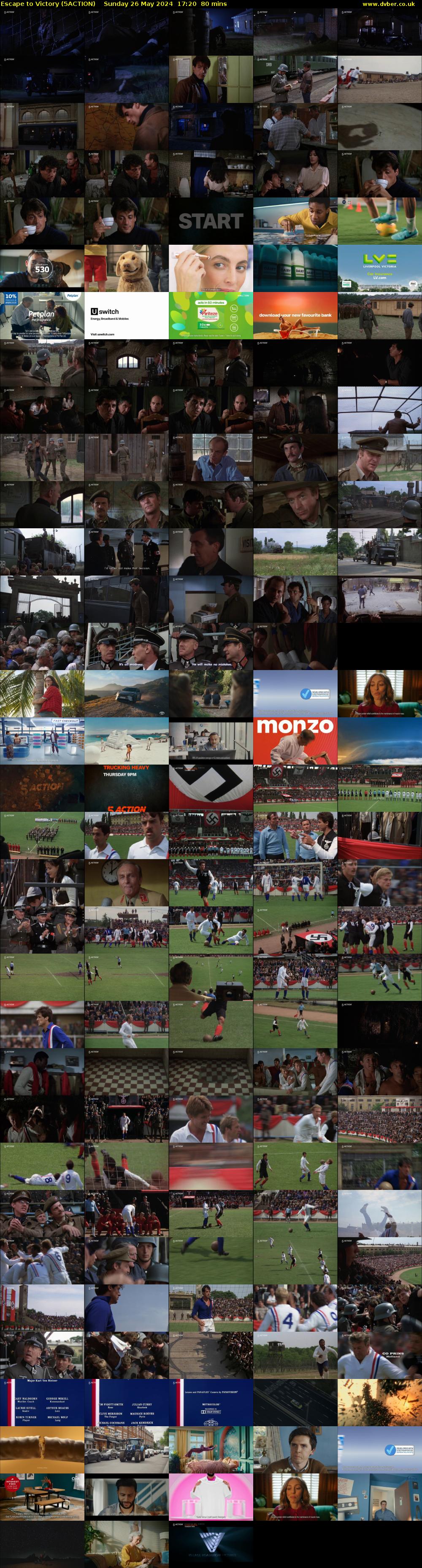 Escape to Victory (5ACTION) Sunday 26 May 2024 17:20 - 18:40