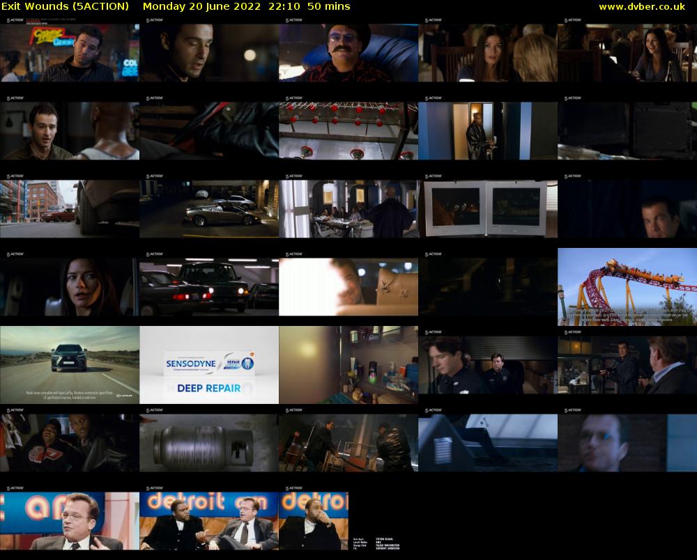 Exit Wounds (5ACTION) Monday 20 June 2022 22:10 - 23:00