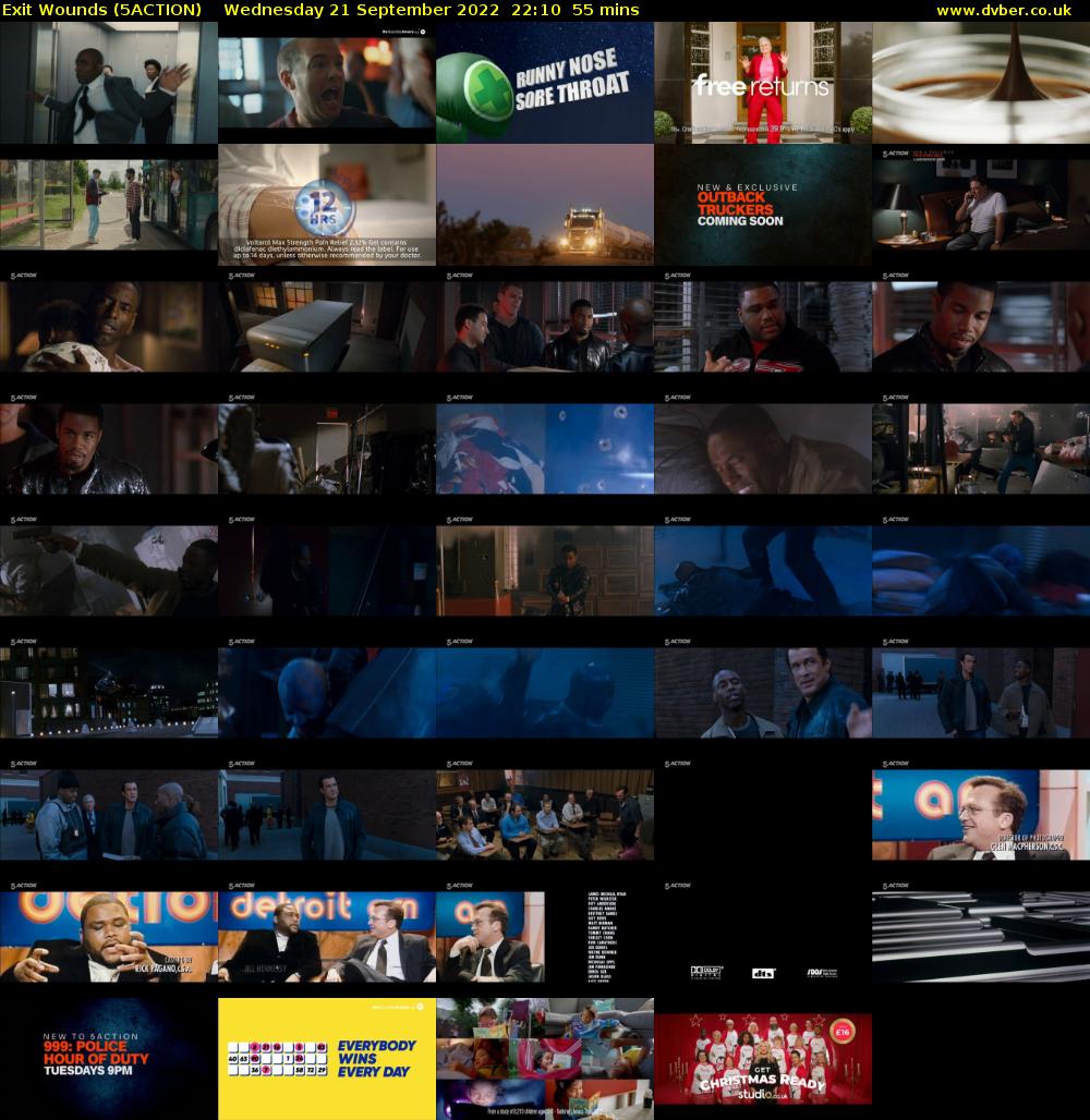 Exit Wounds (5ACTION) Wednesday 21 September 2022 22:10 - 23:05