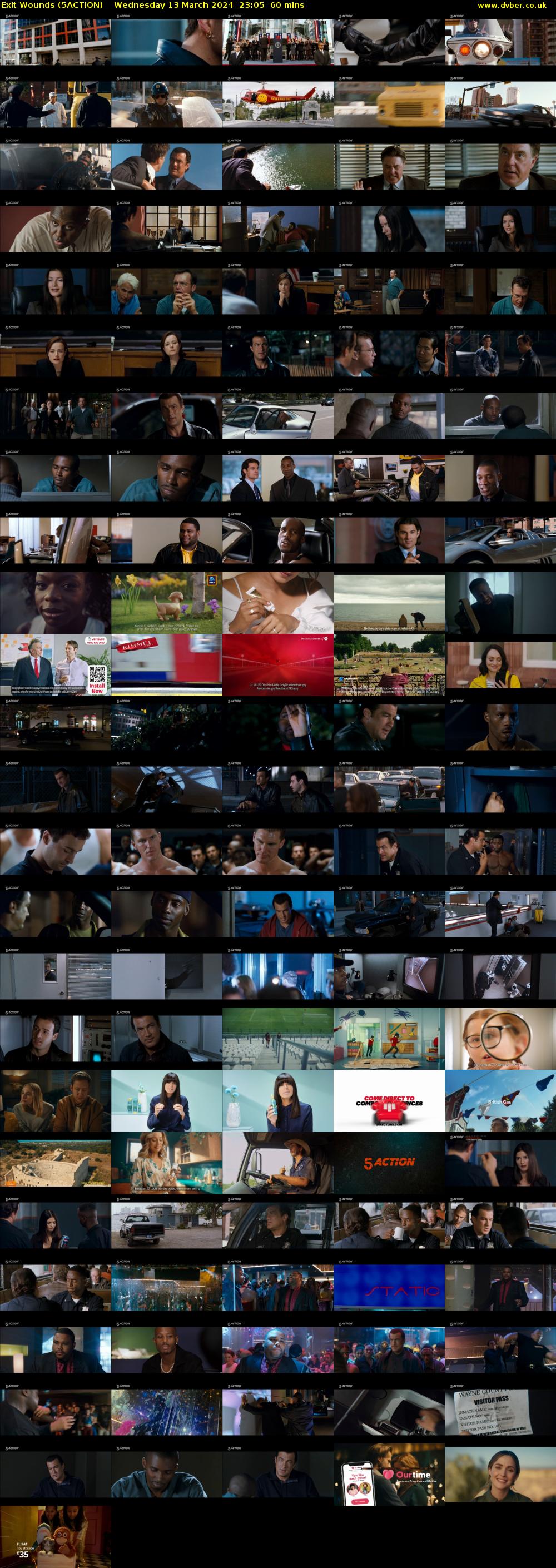 Exit Wounds (5ACTION) Wednesday 13 March 2024 23:05 - 00:05