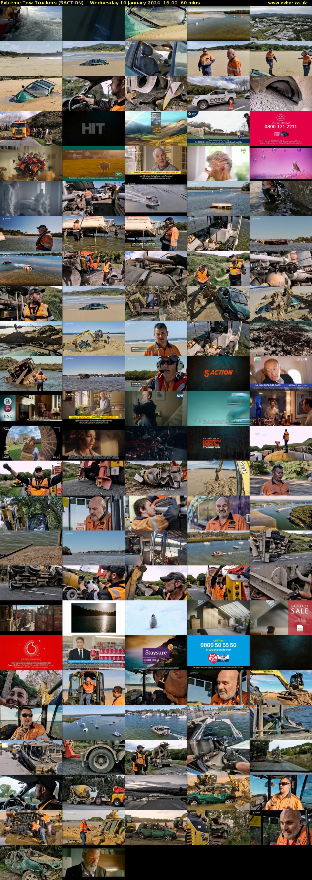Extreme Tow Truckers (5ACTION) Wednesday 10 January 2024 16:00 - 17:00