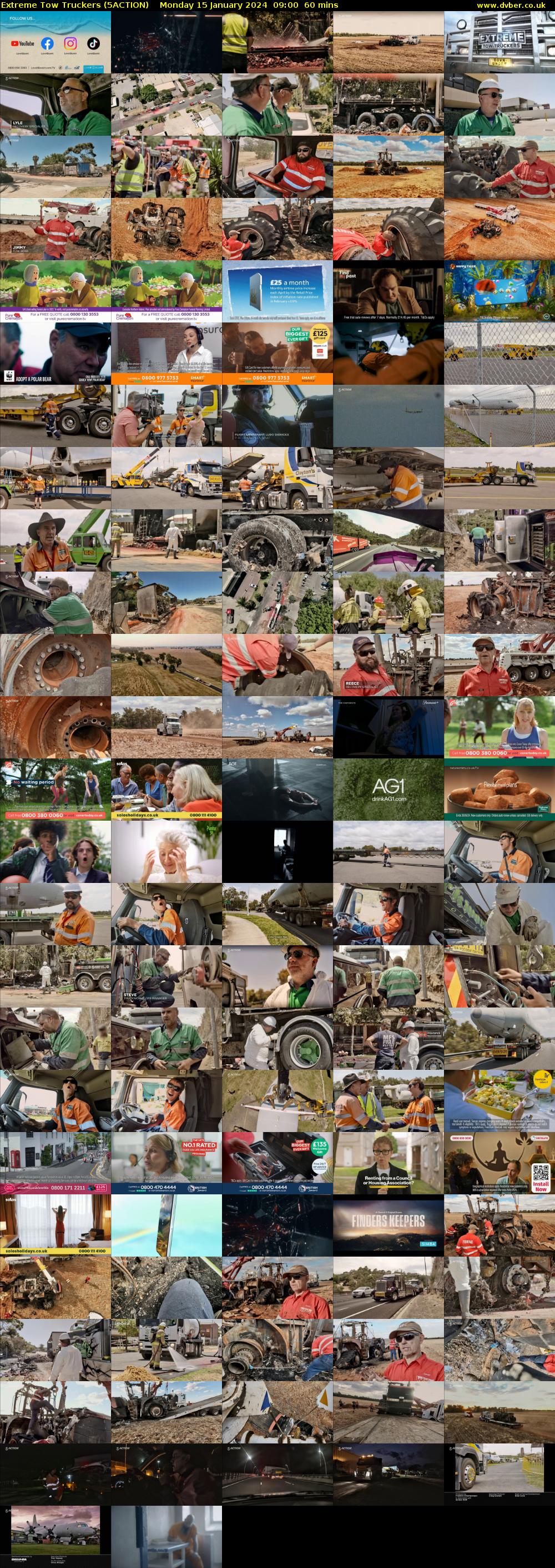 Extreme Tow Truckers (5ACTION) Monday 15 January 2024 09:00 - 10:00