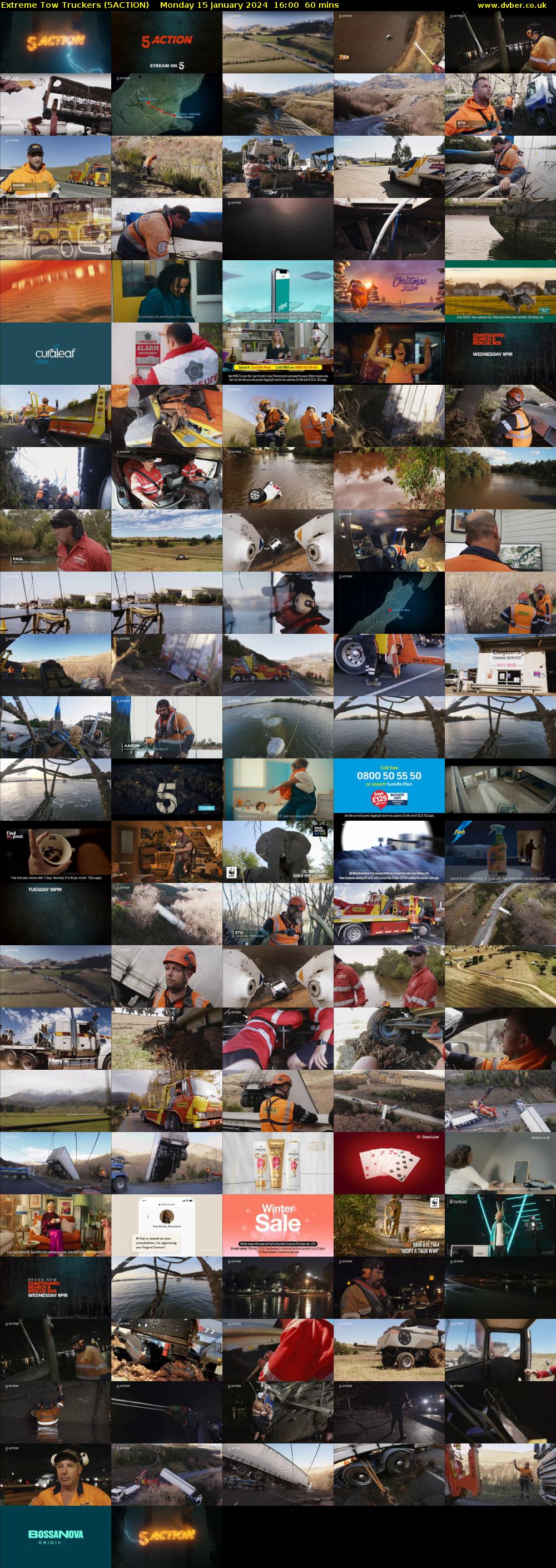 Extreme Tow Truckers (5ACTION) Monday 15 January 2024 16:00 - 17:00