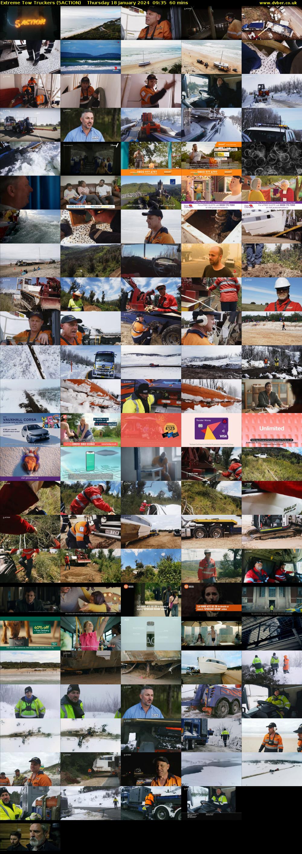 Extreme Tow Truckers (5ACTION) Thursday 18 January 2024 09:35 - 10:35