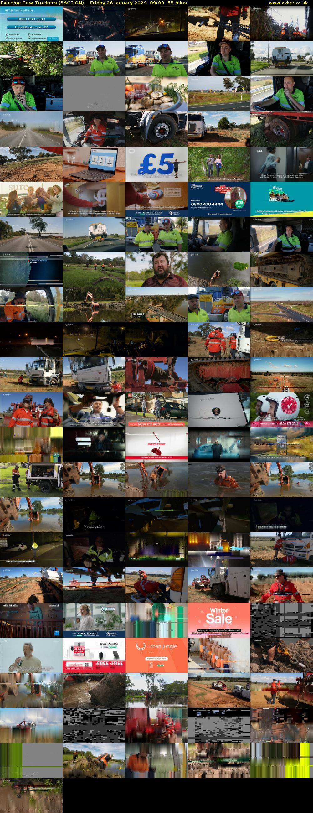 Extreme Tow Truckers (5ACTION) Friday 26 January 2024 09:00 - 09:55