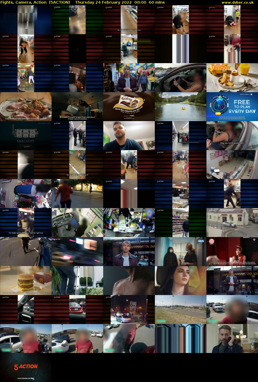 Fights, Camera, Action  (5ACTION) Thursday 24 February 2022 00:00 - 01:00