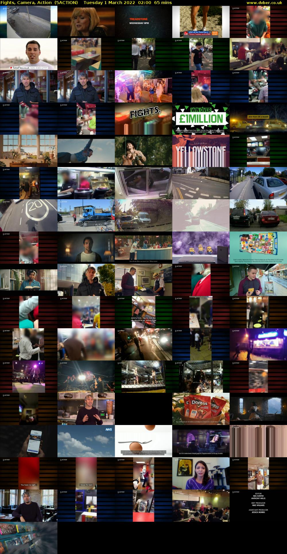 Fights, Camera, Action  (5ACTION) Tuesday 1 March 2022 02:00 - 03:05