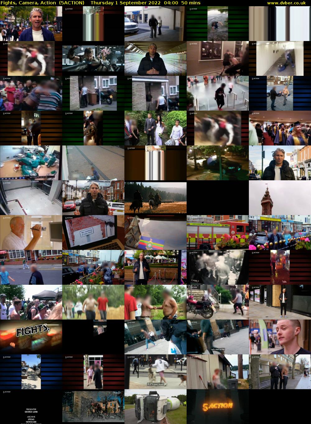Fights, Camera, Action  (5ACTION) Thursday 1 September 2022 04:00 - 04:50