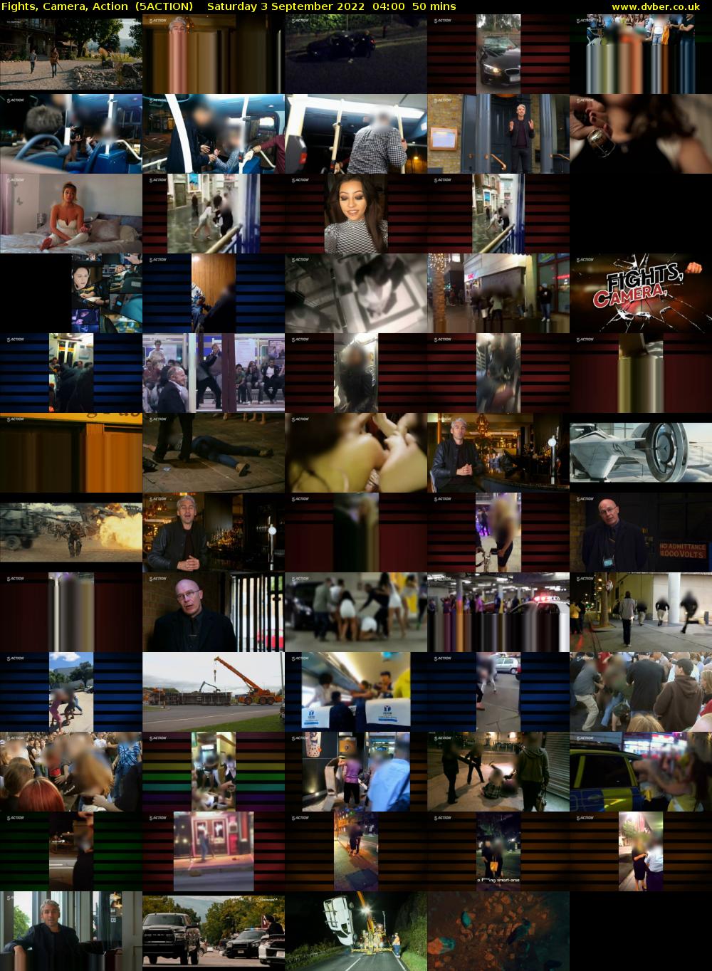 Fights, Camera, Action  (5ACTION) Saturday 3 September 2022 04:00 - 04:50