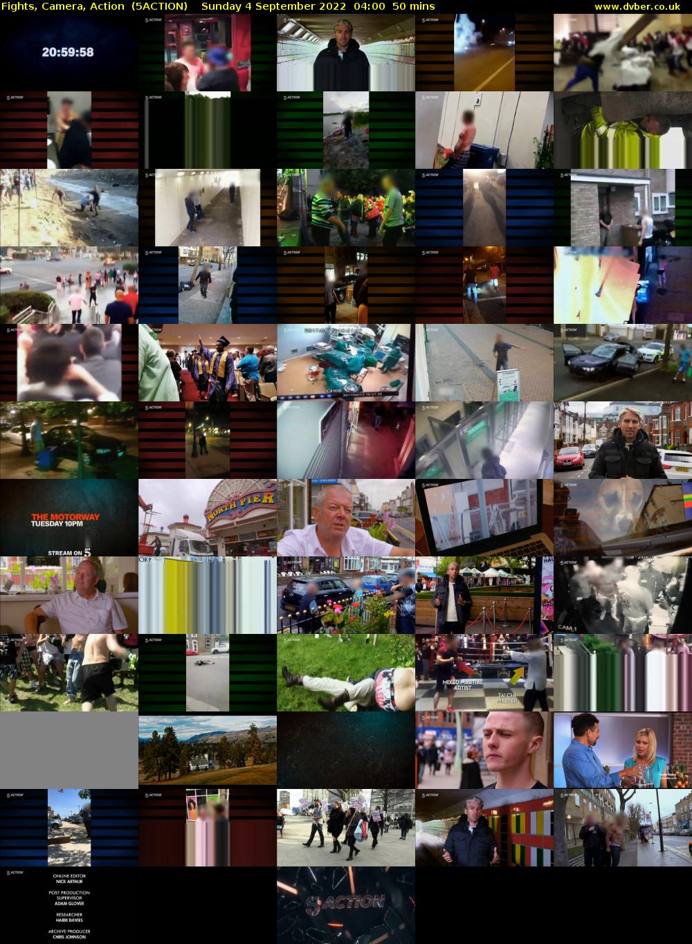 Fights, Camera, Action  (5ACTION) Sunday 4 September 2022 04:00 - 04:50