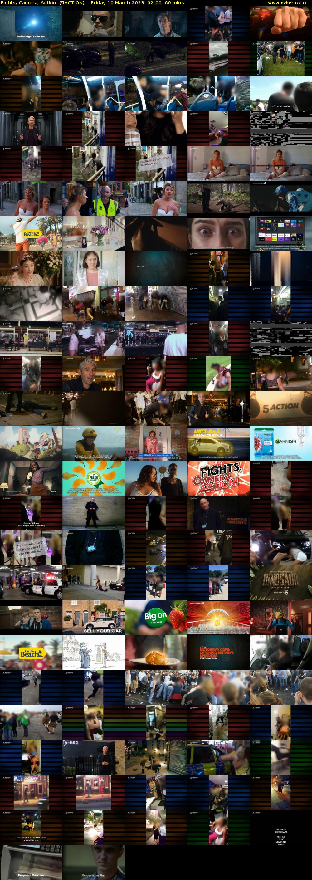 Fights, Camera, Action  (5ACTION) Friday 10 March 2023 02:00 - 03:00