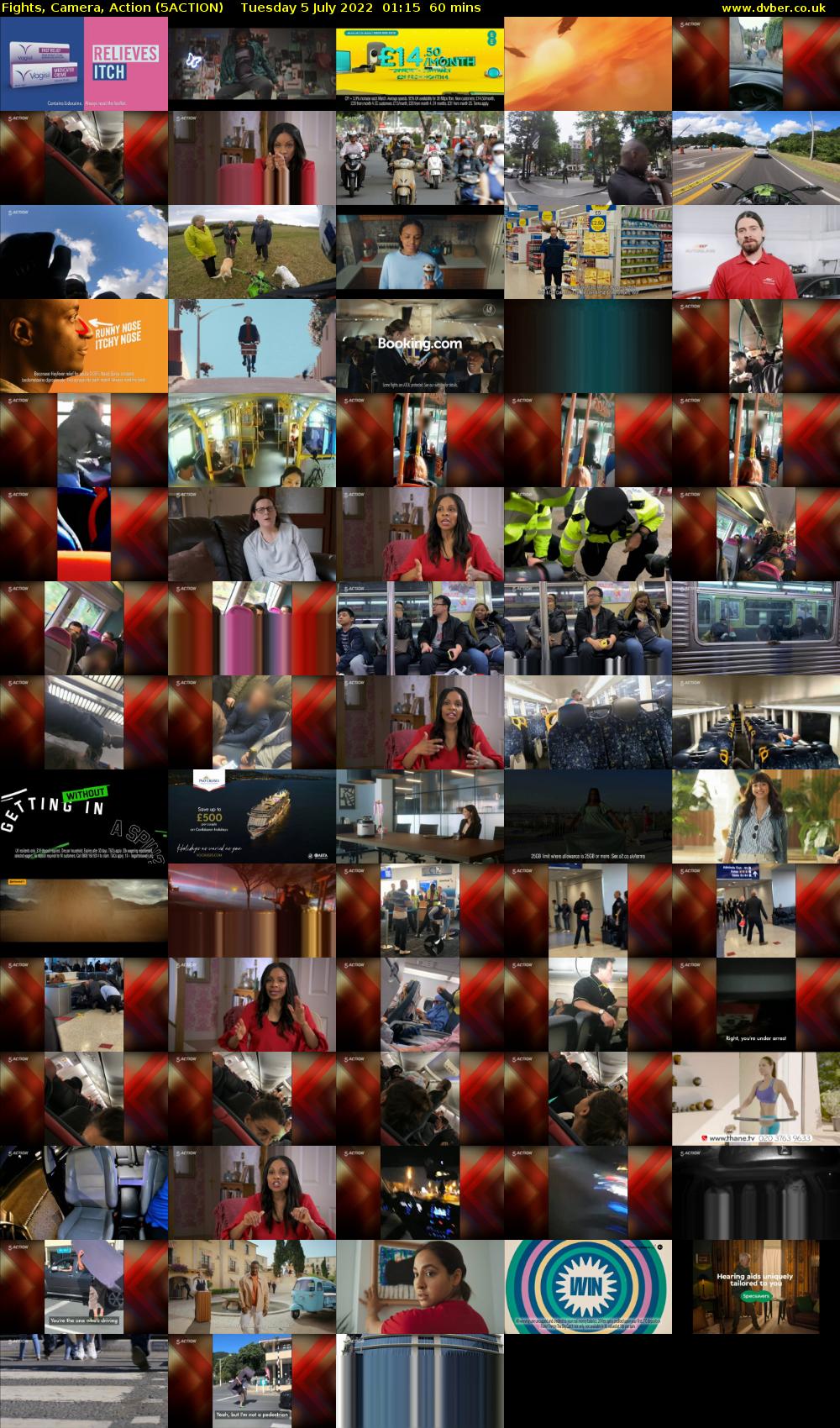 Fights, Camera, Action (5ACTION) Tuesday 5 July 2022 01:15 - 02:15