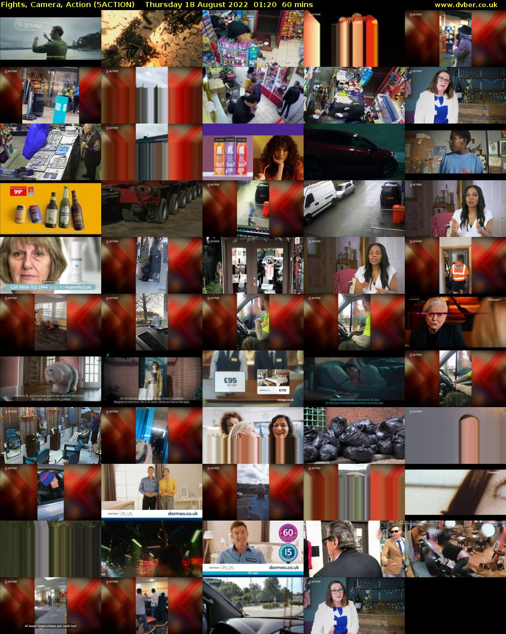 Fights, Camera, Action (5ACTION) Thursday 18 August 2022 01:20 - 02:20