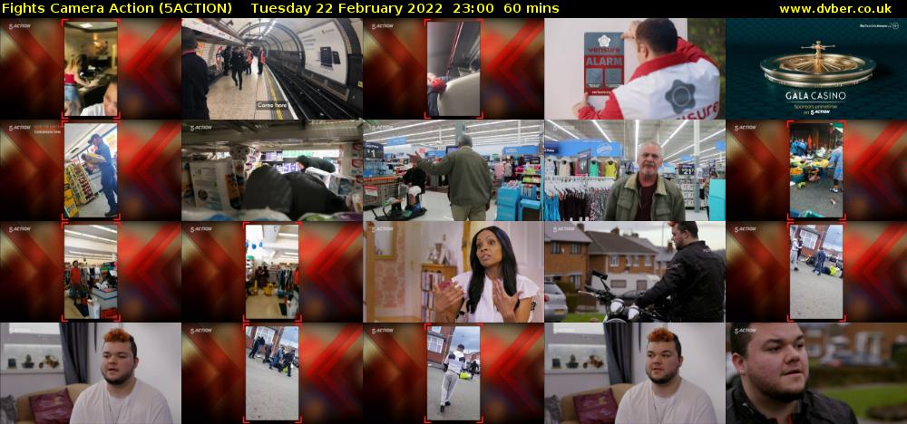 Fights Camera Action (5ACTION) Tuesday 22 February 2022 23:00 - 00:00